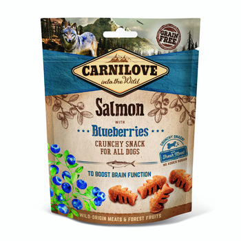 Carnilove Crunchy Snack Salmon With Blueberries With Fresh Meat  200g