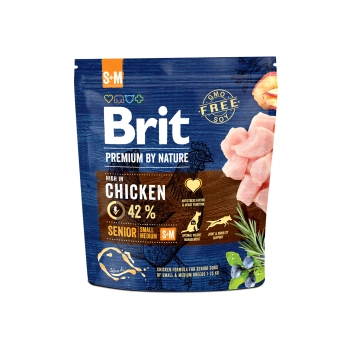 BRIT PREMIUM BY NATURE S+M SENIOR  1 kg