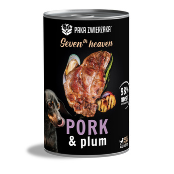 Paka Zwierzaka Schab ze śliwką (pork & plum) 400g