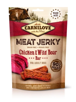 CARNILOVE JERKY CHICKEN & WILD BOAR BAR 100 g