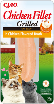 Inaba Cat Fillet Kurczak w Bulionie z Kurczaka 25g (Chicken Fillet Grilled In Chicken)