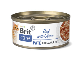 BRIT CARE CAT CF BEEF PATE&OLIVES 70g