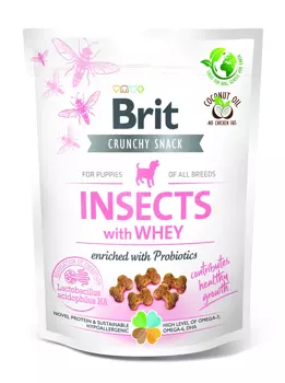 BRIT CARE DOG CRUNCHY CRACKER PUPPY INSECT 200 g