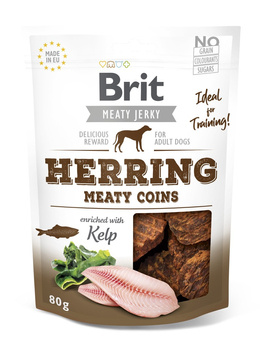 BRIT JERKY HERRING MEATY COINS  80 g