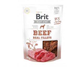 Brit jerky beef fillets  200g