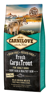 CARNILOVE FRESH CARP & TROUT FOR ADULT 12KG 12 kg