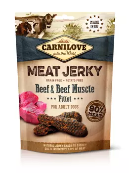 CARNILOVE JERKY BEEF & BEEF MUSCLE FILLET 100 g