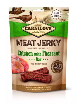 CARNILOVE JERKY CHICKEN WITH PHEASANT BAR 100 g