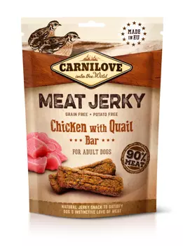 CARNILOVE JERKY CHICKEN WITH QUAIL BAR 100 g