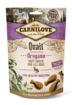 Carnilove Semi-Moist Snack Quail & Oregano 200g