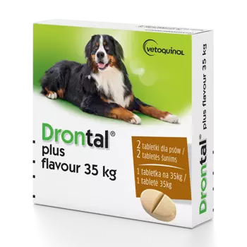 Drontal Plus Flavour 35 kg 2 tabletki