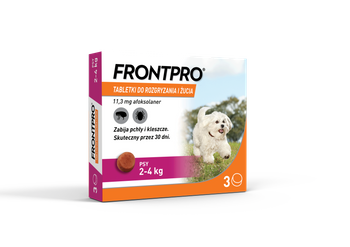 FRONTPRO 11 mg chewable tablets for dogs 2–4 kg