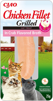 Inaba Cat Fillet Kurczak w Bulionie z Kraba 25g (Chicken Fillet Grilled In Crab)