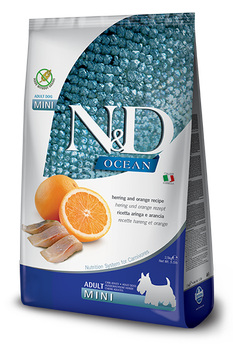 Karma sucha dla psa - N&D Ocean canine Herring & Orange Adult Mini 800 gr