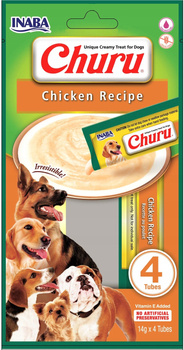 Przysmaki Inaba Dog Churu 4P Chicken 4x14g (kurczak 56g)