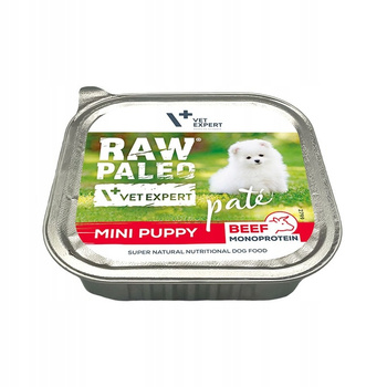 Vet Expert Raw Paleo BEEF Pate Mini Puppy 150g