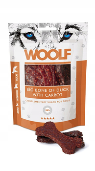 WOOLF BIG BONE OF DUCK WITH CARROT 100g 1012