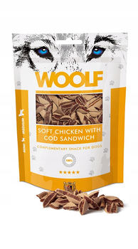 WOOLF SOFT CHICKEN WITH COD SANDWICH 100g 1014