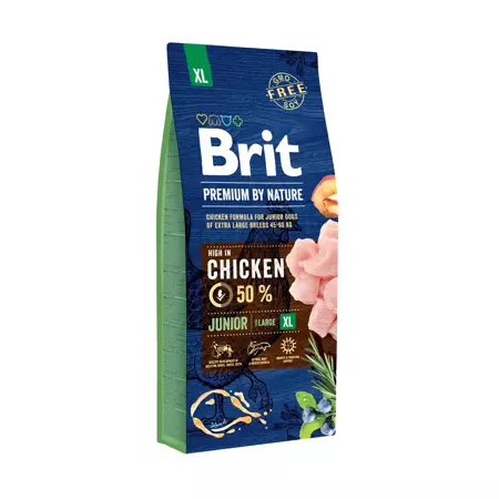 BRIT PREMIUM BY NATURE XL JUNIOR  15 kg