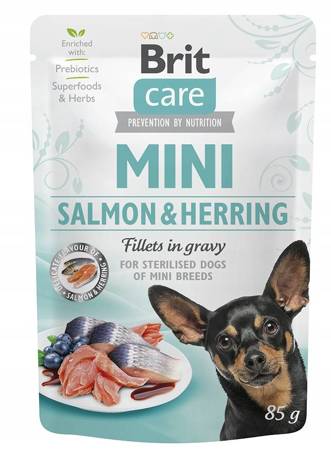 Brit Mini Salmon & Herring Sterilised 85g