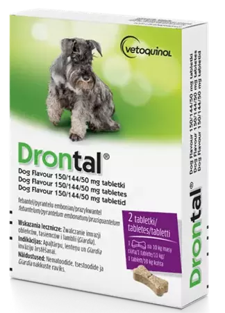 Drontal Dog Flavour 150/144/50 mg tabletki