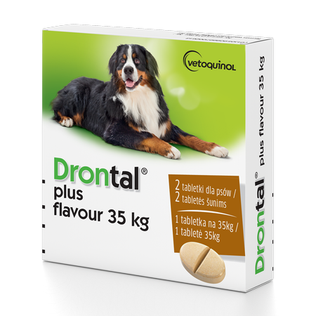 Drontal Plus Flavour 35 kg 2 tabletki