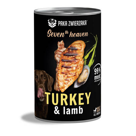 Paka Zwierzaka Indyk i jagnięcina (turkey & lamb)  400g