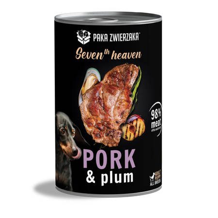 Paka Zwierzaka Schab ze śliwką (pork & plum) 400g